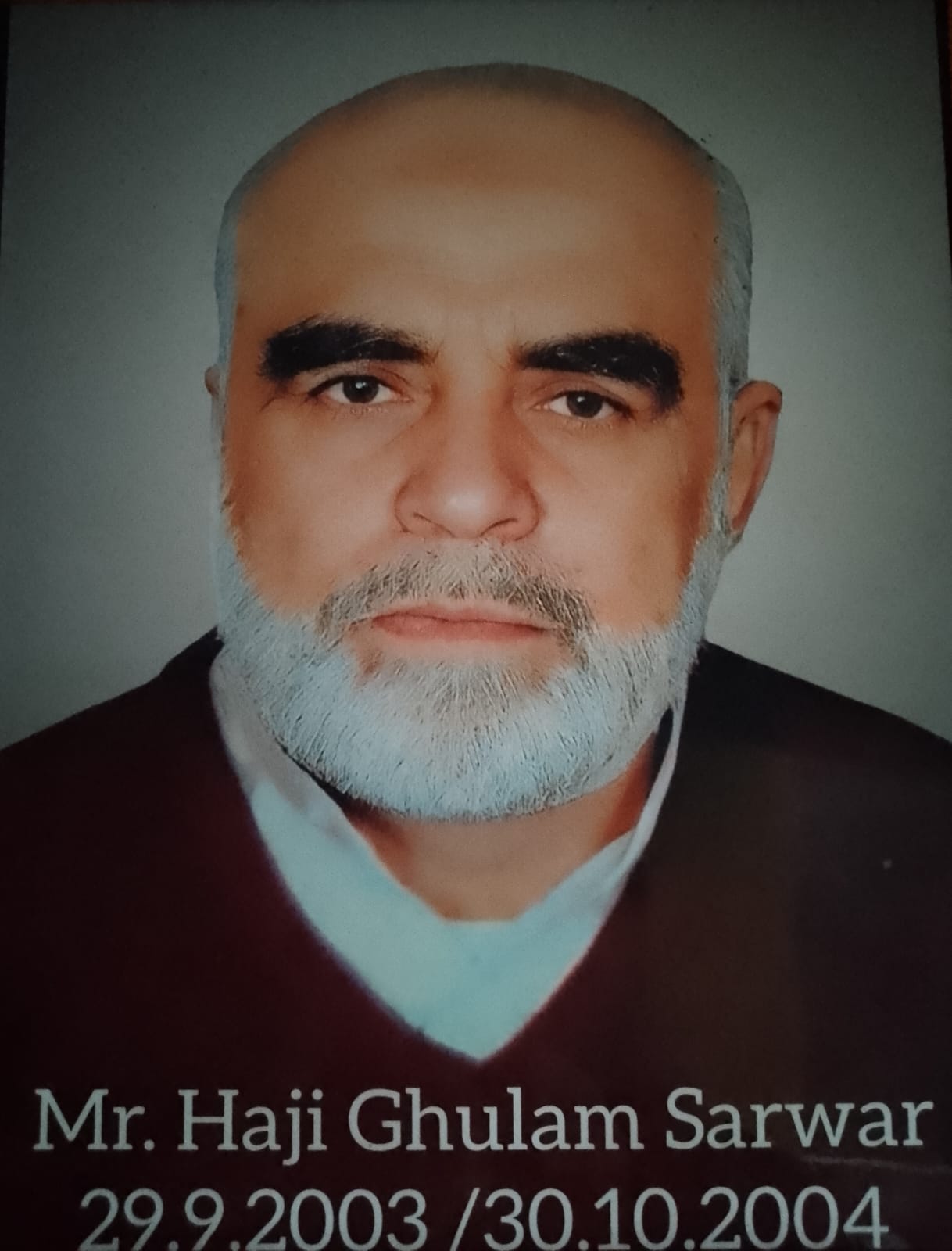 Mr. Haji Ghulam Sarwar
